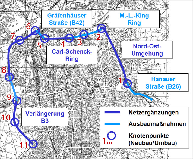 Verkehrsentwicklungsplan - Konzept für den motorisierten Individualverkehr - Straßenring