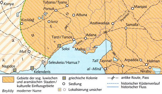 Südost-Anatolien im 1.0 bis 7. Jahrhundert v.u.Z