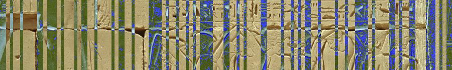Seev�lker im Taltempel von Ramses III